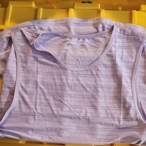 ZYIA Lavender Striped Tank Top